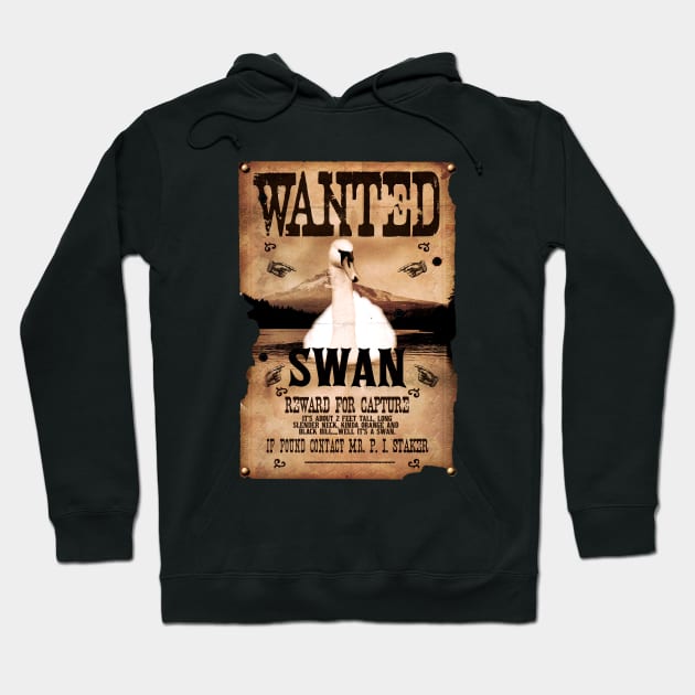 The most wanted Swan in Sandford Hoodie by Meta Cortex